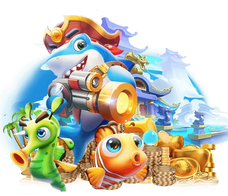 Giao diện game bắn cá 3D sống động